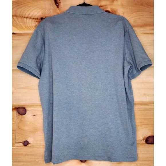 Ralph Lauren Polo Shirt Men's Medium Green Flesh Pony Short Sleeve Classic Fit - Picture 7 of 13